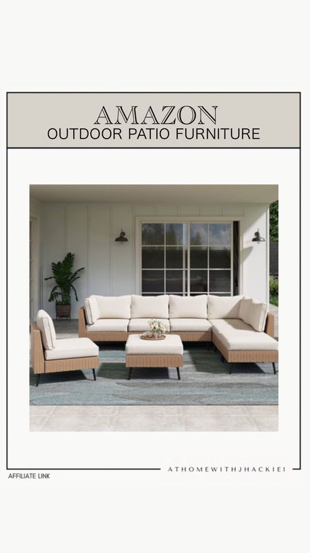 Amazon, affordable outdoor furniture, spring decor, patio season, backyard, outdoor sofa

#LTKstyletip #LTKhome