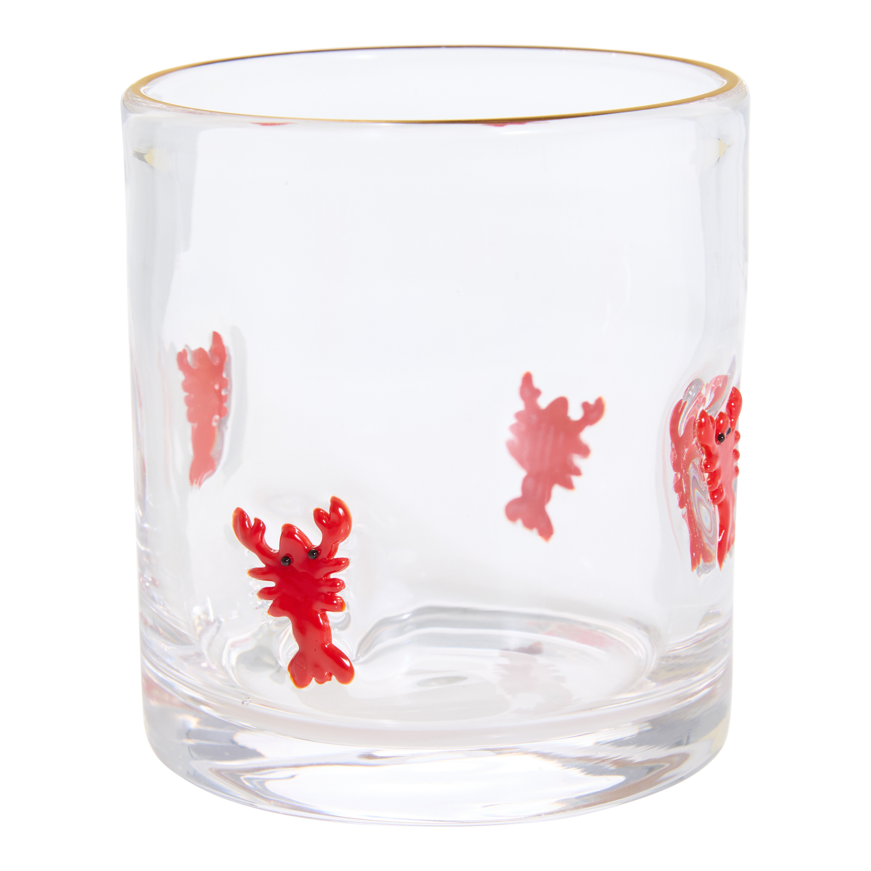 Charm Inlay Double Old Fashioned Glass | World Market