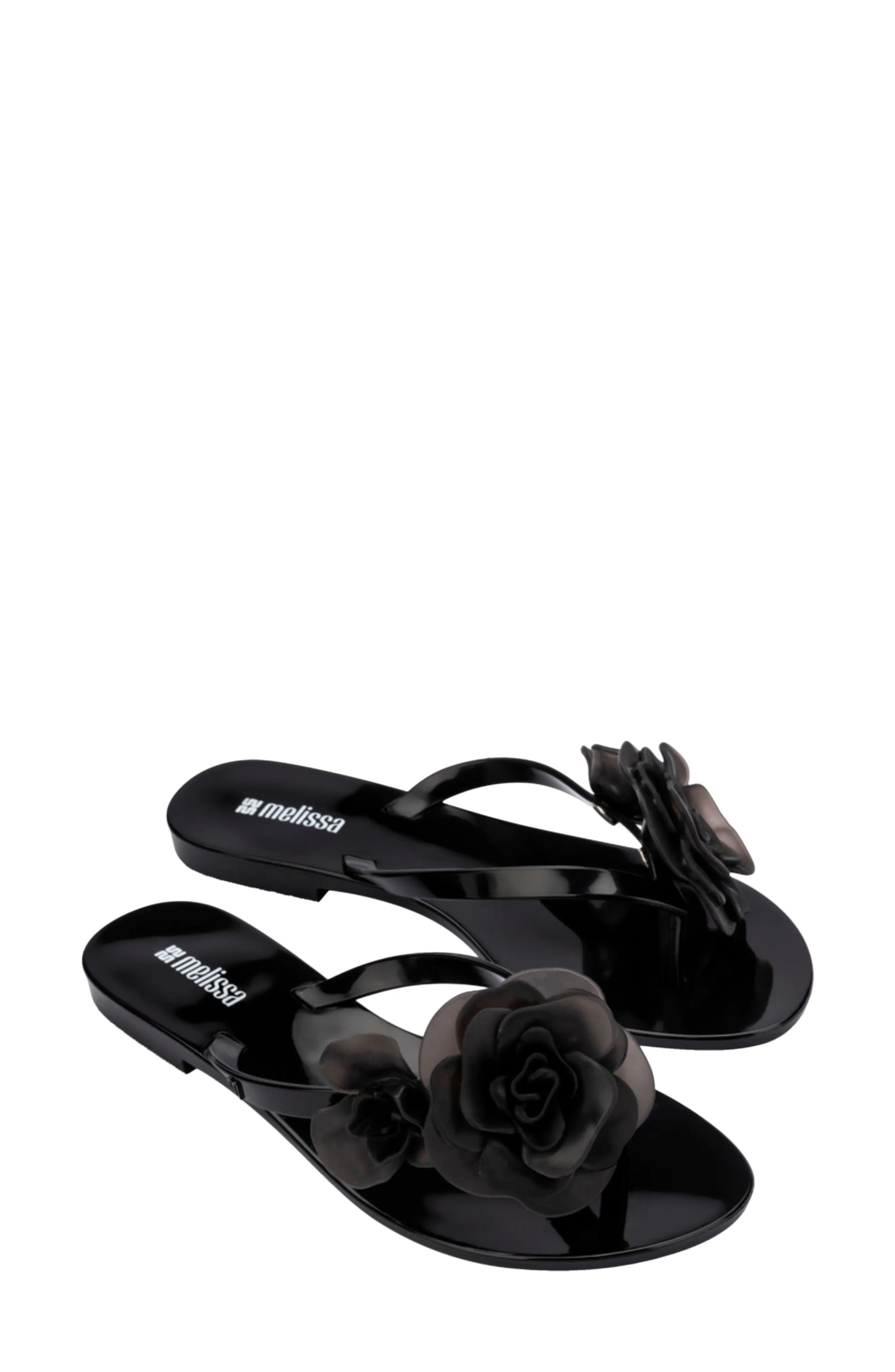 Melissa Harmonic Petals Flip Flop in Bs544 at Nordstrom, Size 7 | Nordstrom
