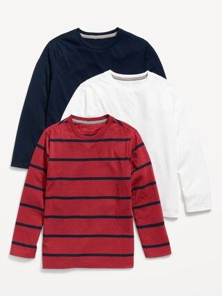 Softest Printed Long-Sleeve T-Shirt 3-Pack for Boys | Old Navy (US)