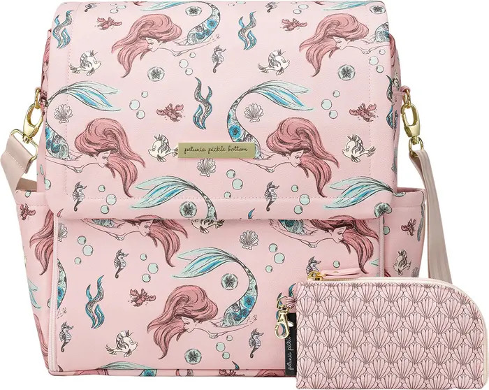 x Disney The Little Mermaid Boxy Water Resistant Backpack | Nordstrom Rack