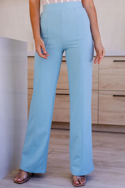 Beyond Measure Light Blue Pants | Shop Priceless