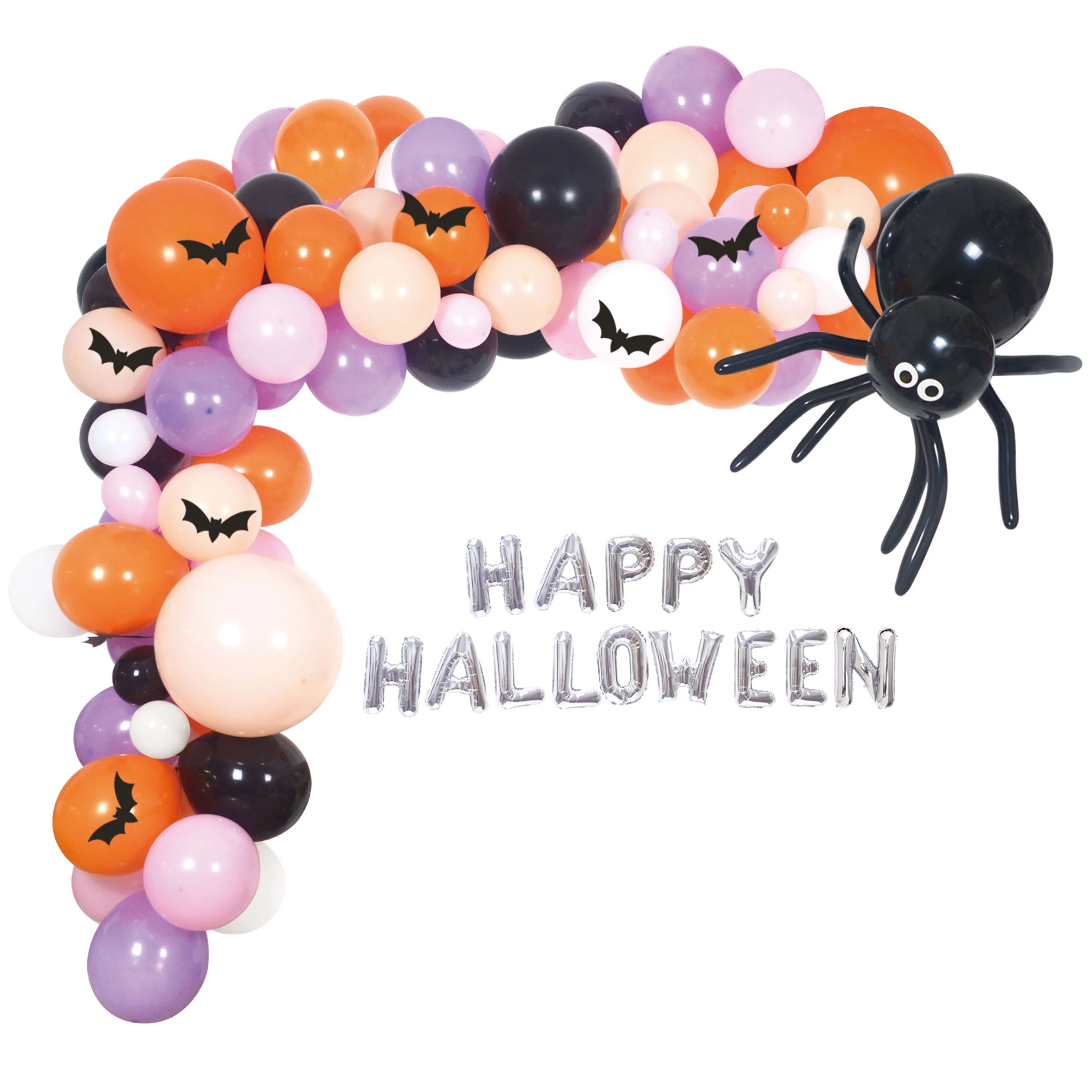 Way To Celebrate Halloween Rubber Balloon Garland, 16.4ft | Walmart (US)