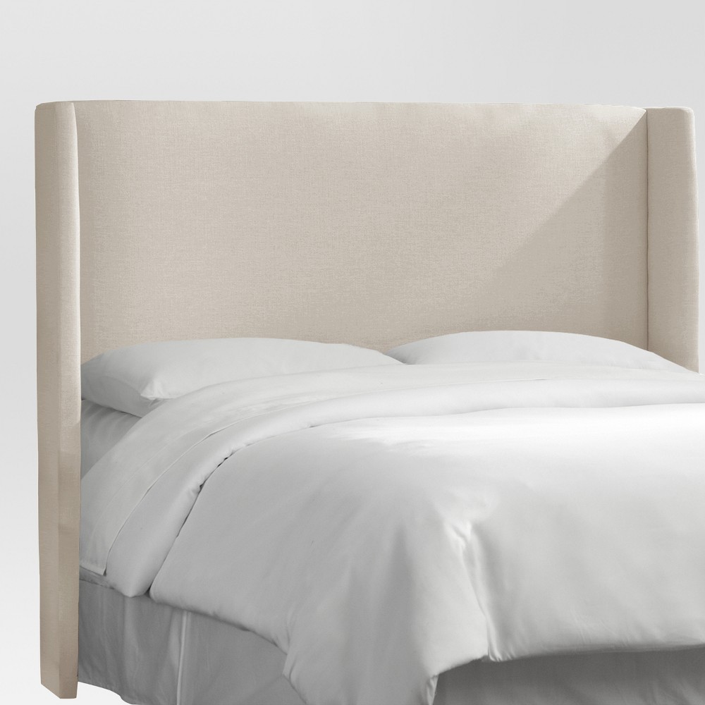 King Wingback Headboard - Linen Talc - Threshold | Target