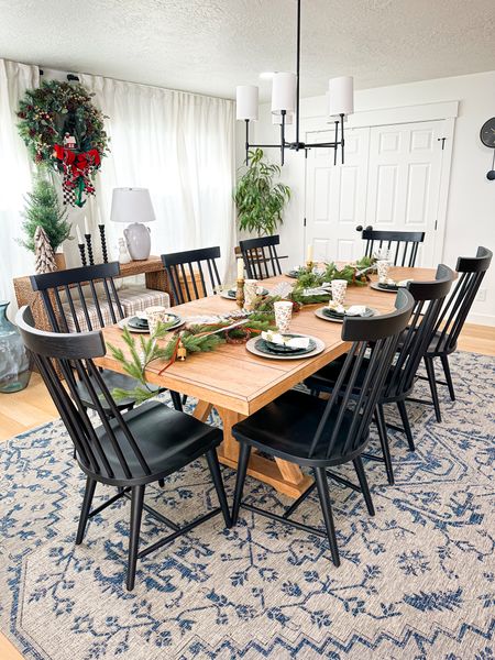 Holiday dining room ideas. This was such a fun and easy tablescape for Christmas! Linked as many products as are still Available then linked some similar 

#LTKparties #LTKSeasonal #LTKhome