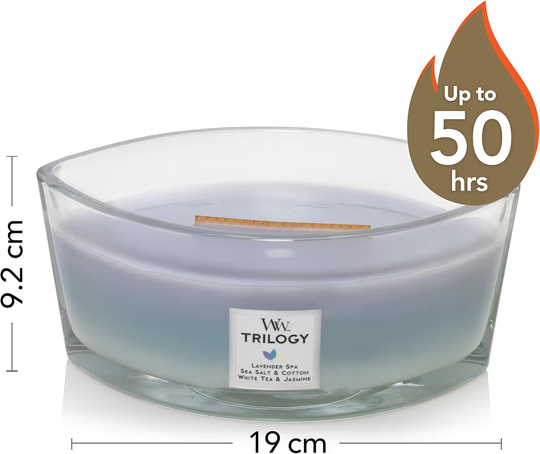 WoodWick Ellipse Trilogy Scented Candle | Calming Retreat | with Crackling Wick | Burn Time: Up t... | Amazon (US)