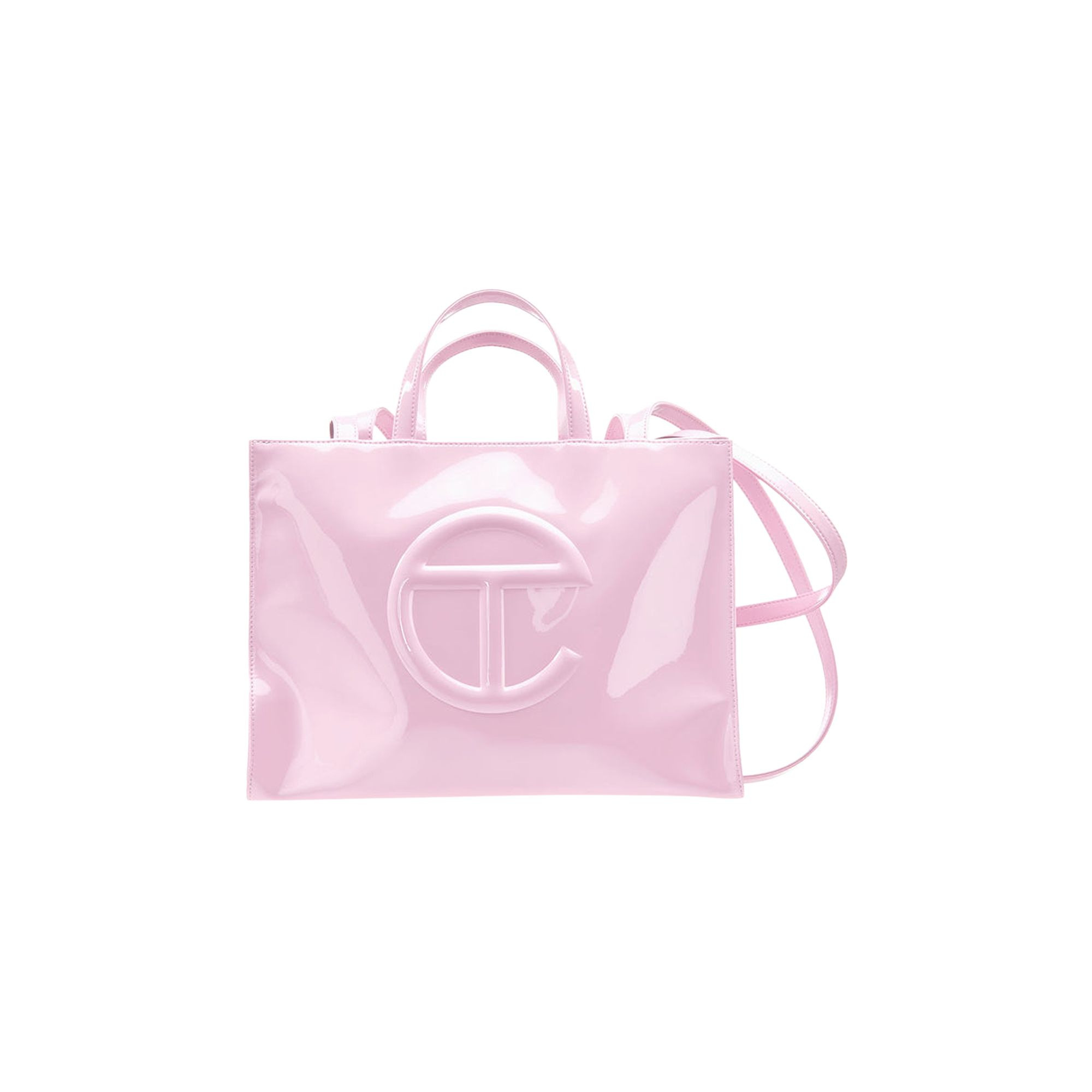 Telfar Medium Shopping Bag 'Bubblegum Patent' | Pink | Women's Size Onesize | GOAT