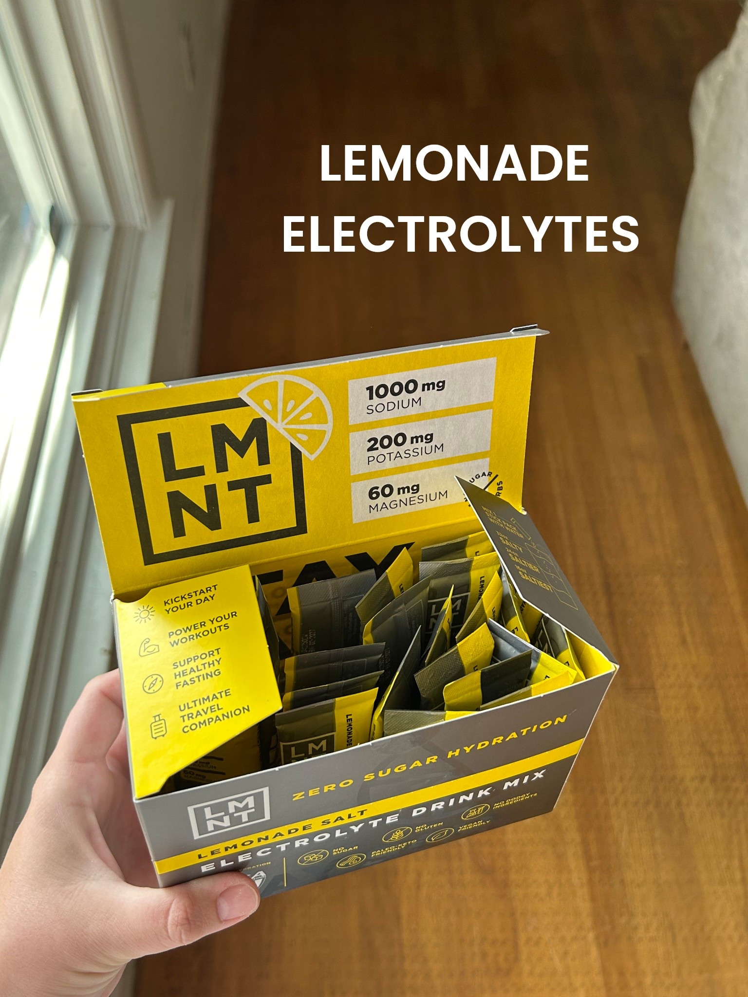 I’m lovingggg this new LMNT Lemonade Electrolyte flavor ☀️🍋 

#LTKActive #LTKTravel #LTKFamily