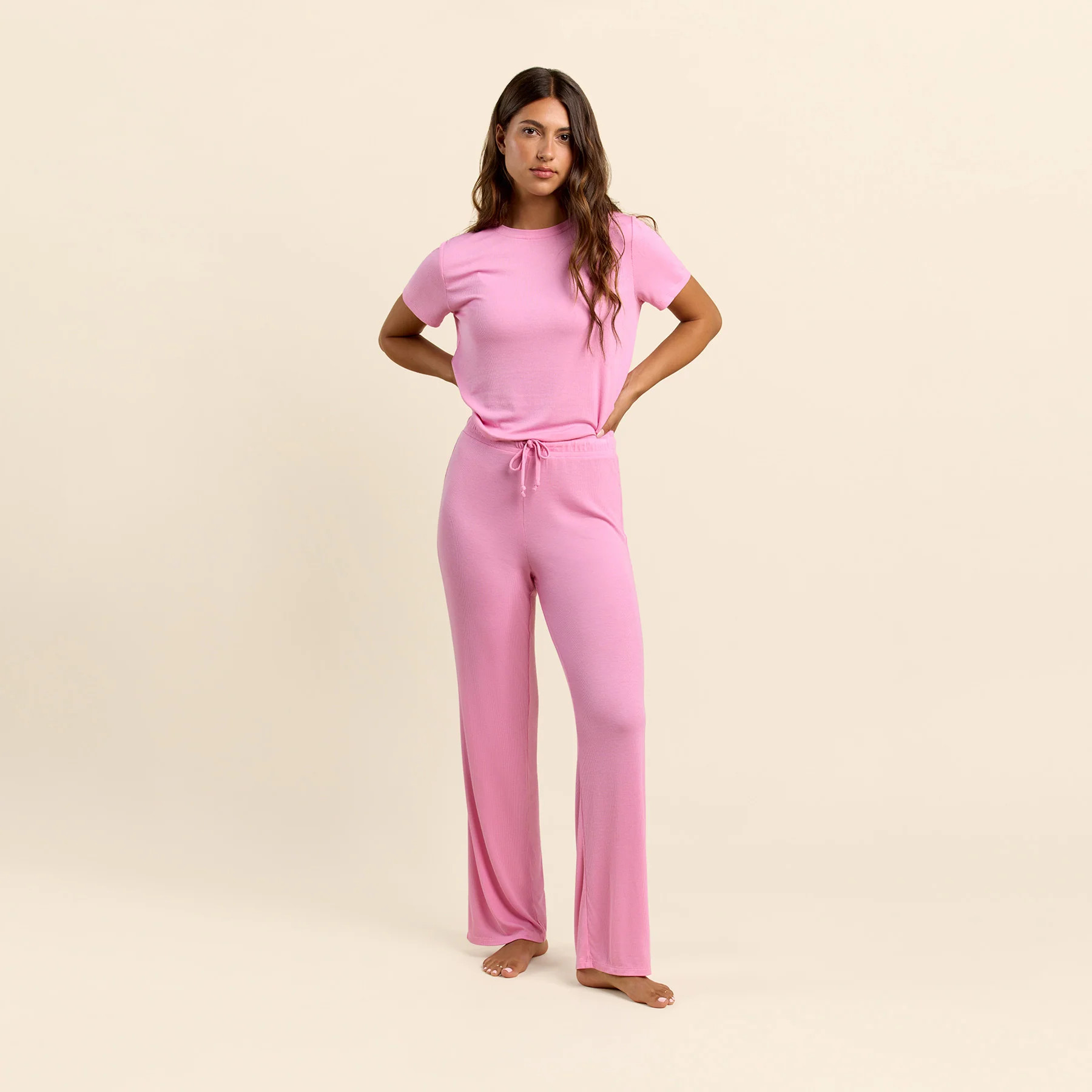Ribbed Pajama Set | Nuuds US
