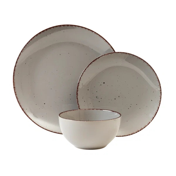 Ackie 12 Piece Dinnerware Set, Service for 4 | Wayfair North America