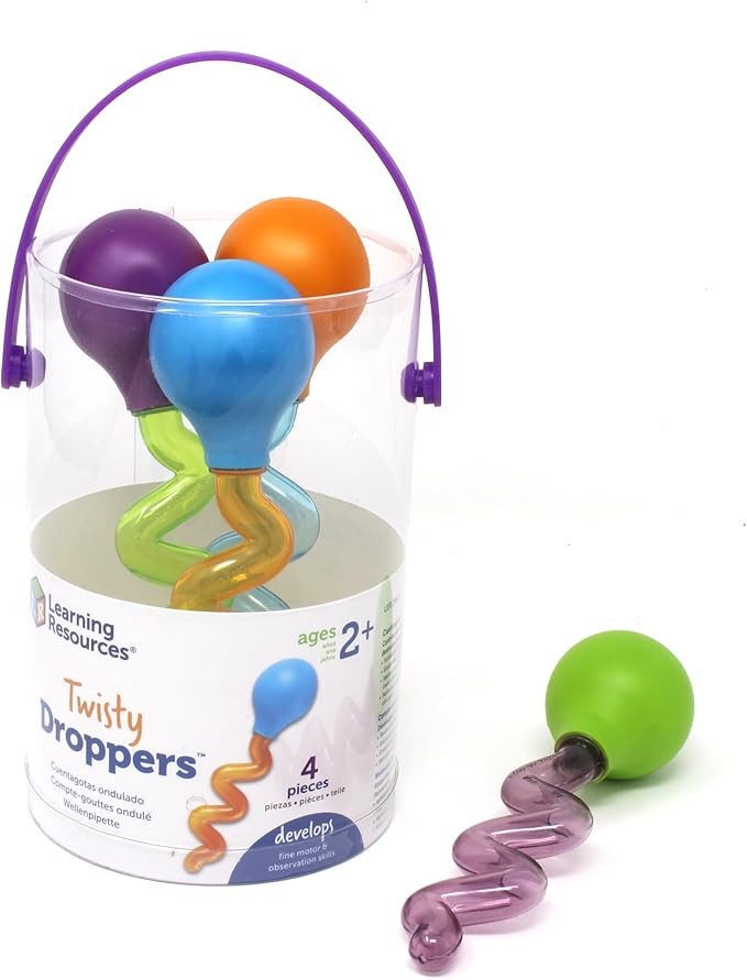 Learning Resources Twisty Droppers, Fine Motor Toy, Science Exploration, Water Dropper, Water Toy... | Amazon (US)