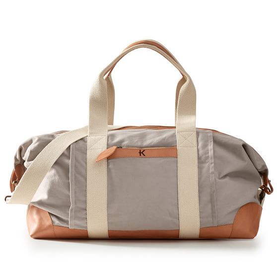 Canvas and Leather Weekender | Mark and Graham