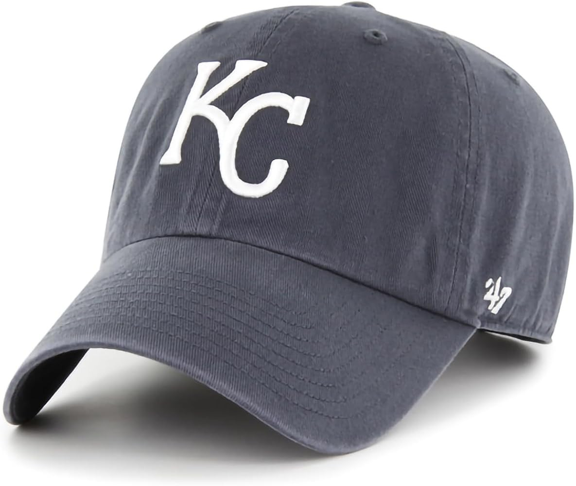 '47 MLB Vintage Navy Clean Up Adjustable Baseball Dad Hat Cap, Adult One Size | Amazon (US)