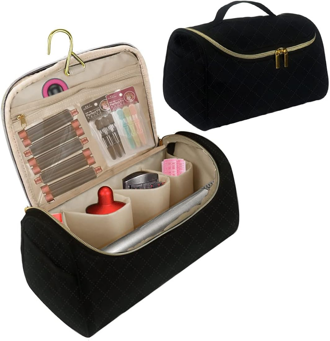 Boczif Travel Case for Dyson Airwrap Styler, Travel Storage Bag for Pre-Styling Dryer and Hair Cu... | Amazon (US)