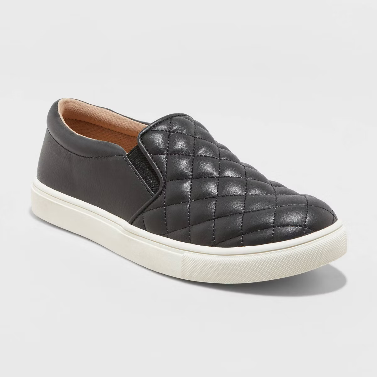 Women's Reese Sneakers with Memory Foam Insole - A New Day™ Black | Target