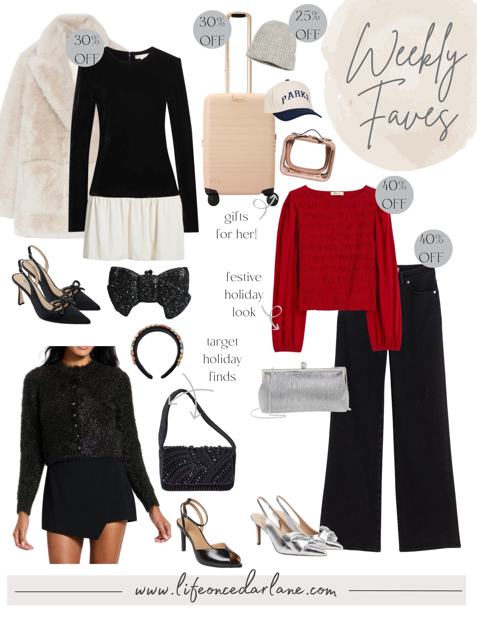 Weekly Faves- check out what we are loving! From new arrivals, sales, sneakers and more! Loving this Madewell look 40% off now, holiday  look, and  gifts for her!l all on sale!

#falloutfits #jeans #fallfashion #giftsforher

#LTKOver40 #LTKCyberWeek #LTKGiftGuide