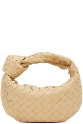 Bottega Veneta - Beige Mini Jodie Bag | SSENSE