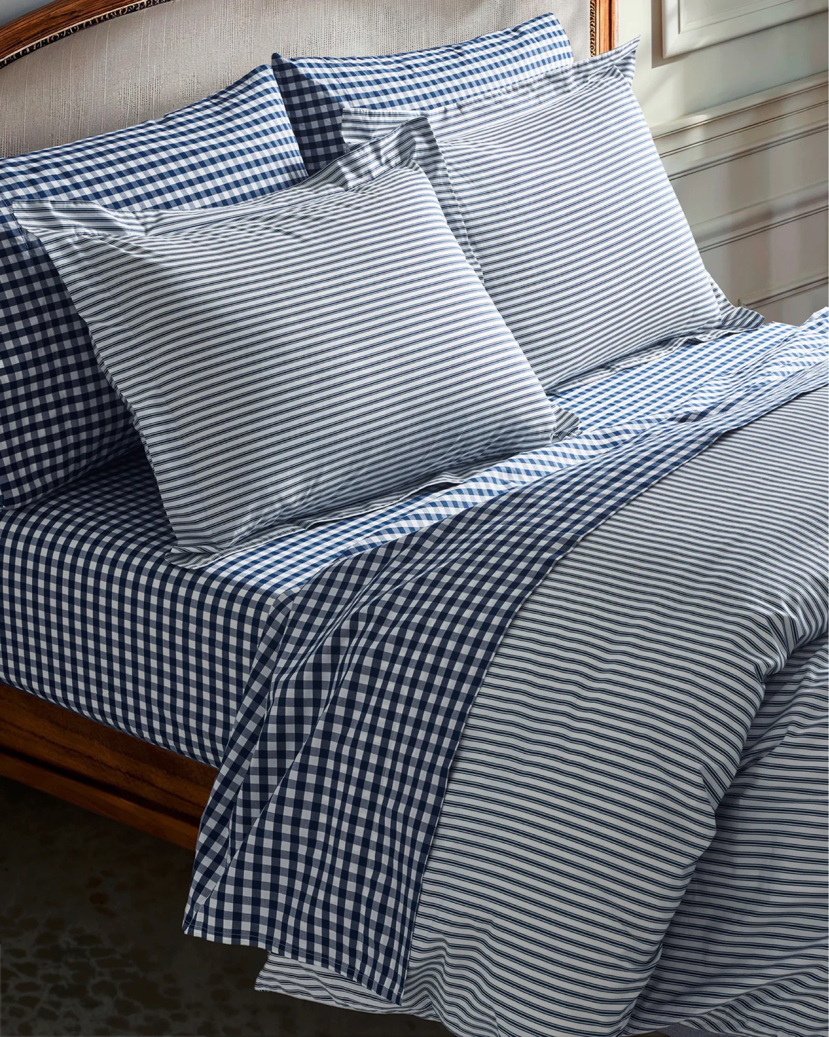 Loving this pattern combination 💙 great gender neutral or coastal bed set🐚🌊

#LTKCyberWeek #LTKHome #LTKSaleAlert