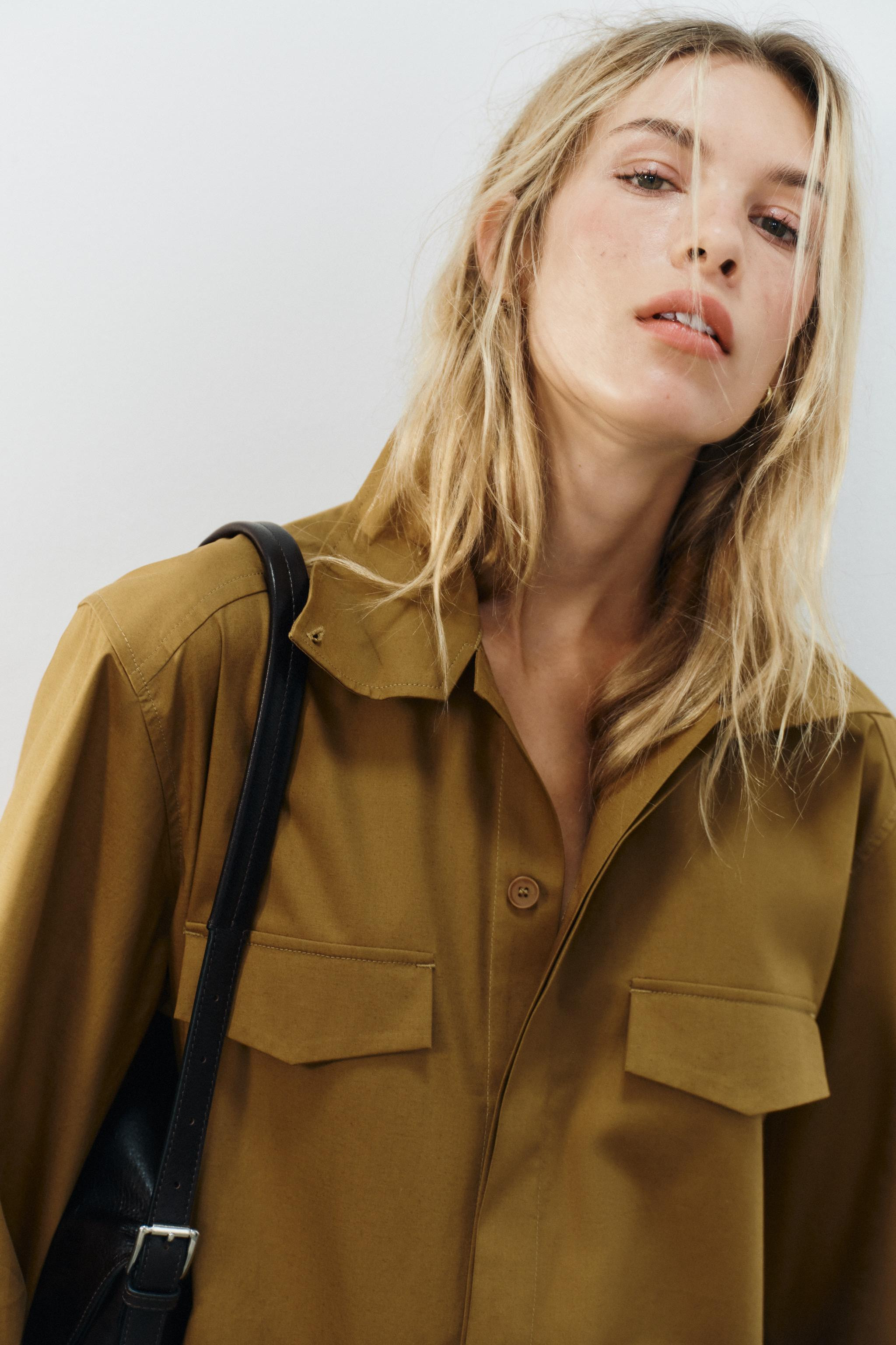 HIGH-NECK BELTED MINI DRESS | Zara US