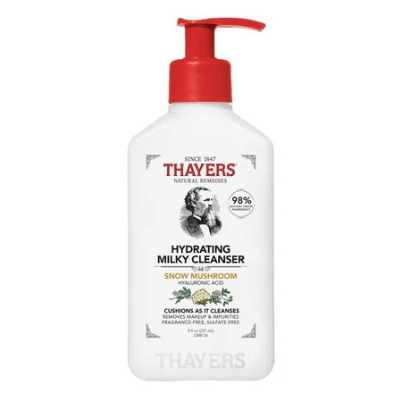 Thayers Face Care Hydrating Milky Cleanser with Snow Mushroom 8 fl oz | Walmart (US)