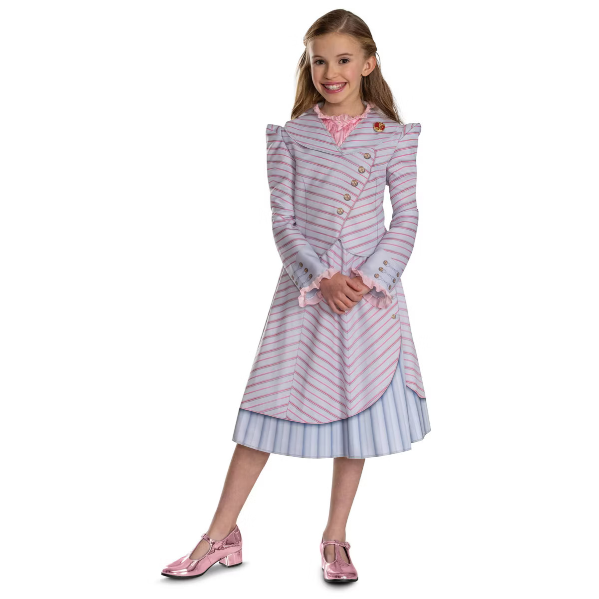 NBCUniversal Girls' Wicked the Musical Glinda Upland Shiz Classic Costume Dress | Target