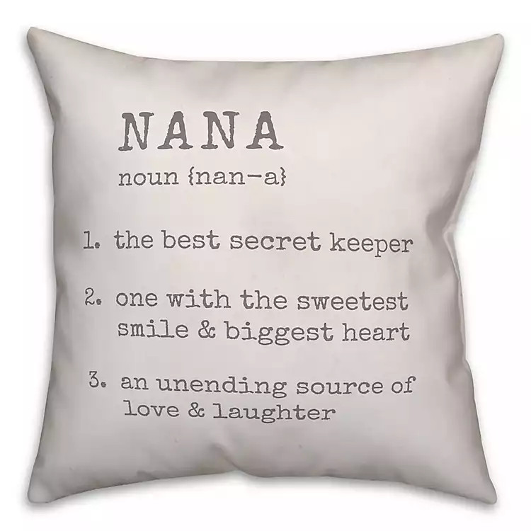Nana Definition Pillow | Kirkland's Home
