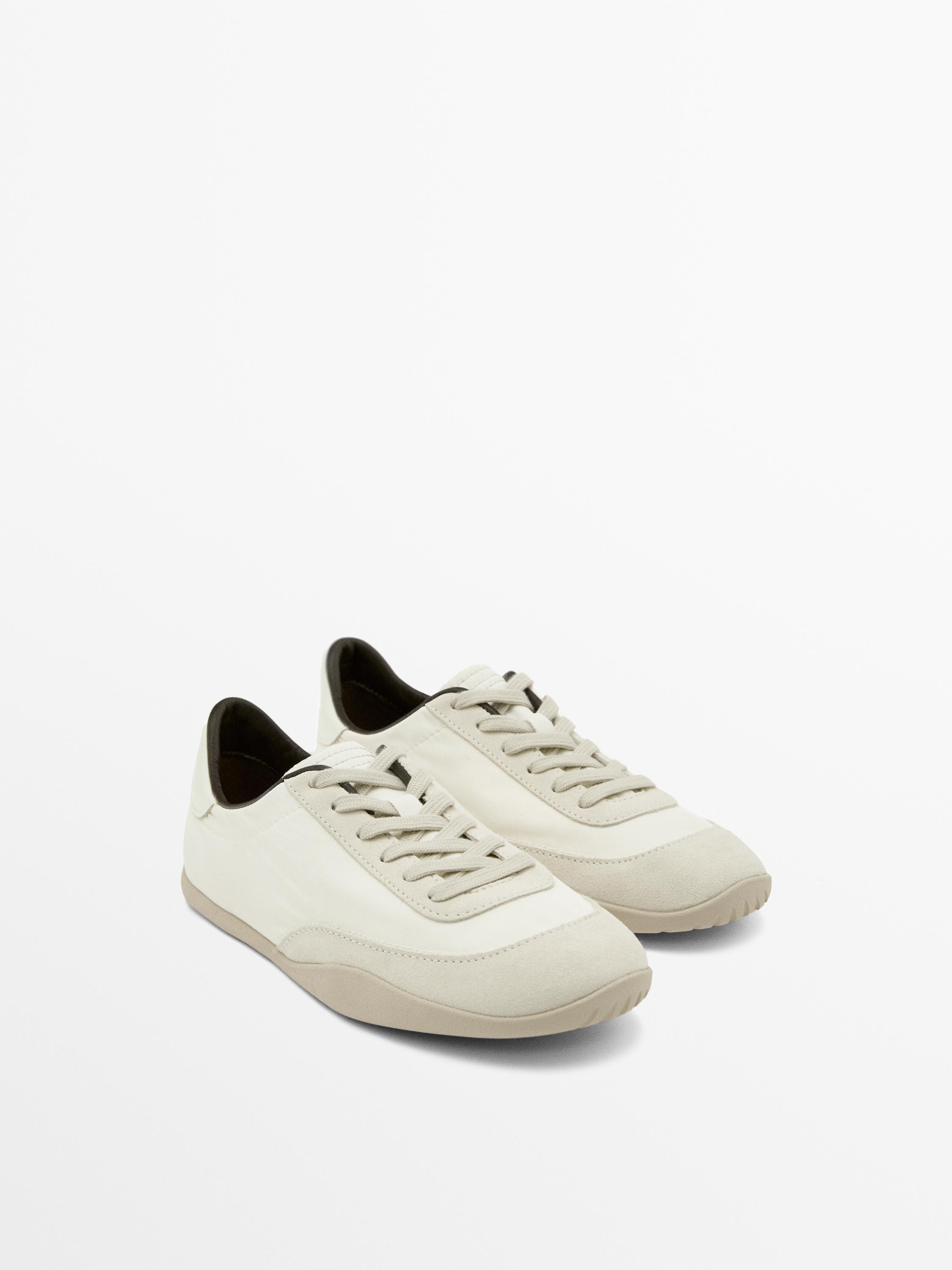 Contrast trainers | Massimo Dutti UK