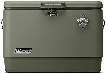 Coleman Ice Chest | Reunion 54 Quart Steel Belted Cooler | Amazon (US)