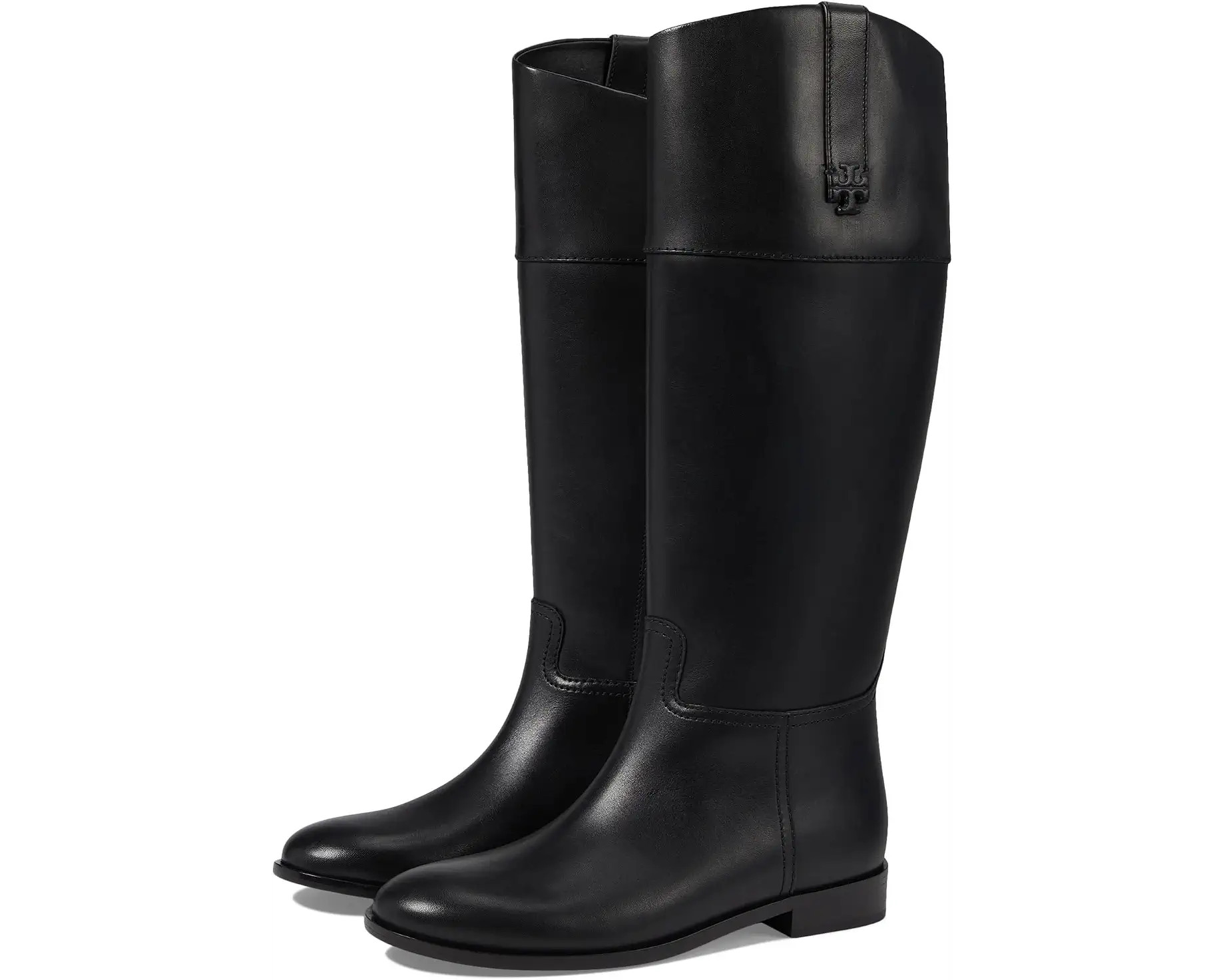Tory Burch 55 mm Double T Riding Boot | Zappos