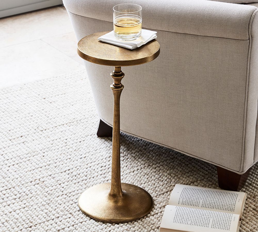 Round Metal Cocktail Table | Pottery Barn (US)