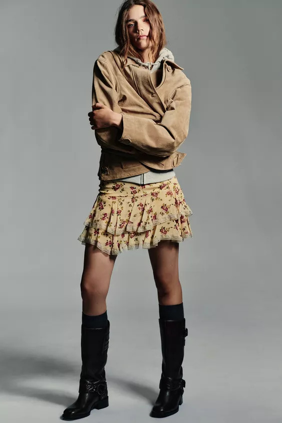 SUEDE LEATHER JACKET | Zara UK