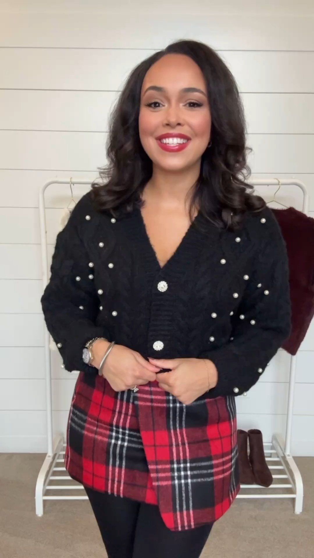 New Arrivals with VICI! Sharing some of my favorites from their holiday collection! Discount code: SARAHJUDE35 for 35% off! 

✨Black Embellished Sweater: wearing a size small and fits true to size! 

✨Red Plaid Skirt: wearing a size small (runs small and short) so I recommend sizing up 1! 

✨Sling Back Black Heels: wearing a size 7 and fits true to size! 

#LTKSeasonal #LTKParties #LTKHoliday