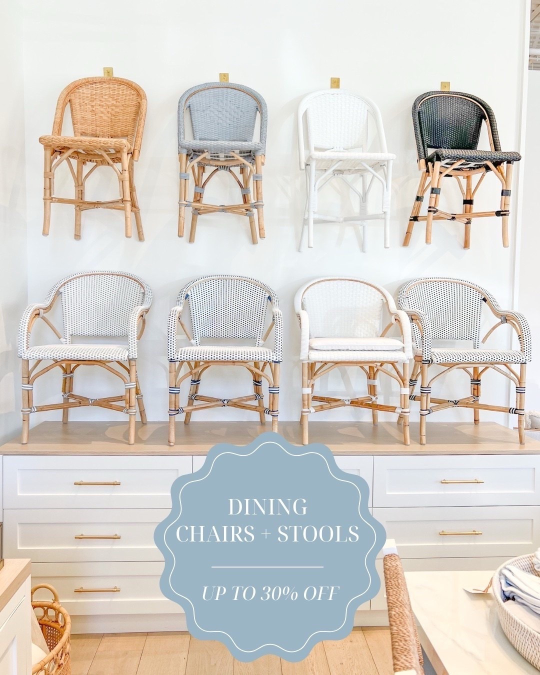 Are you on the hunt for coastal dining chairs or counter stools? These beauties from Serena & Lily are up to 20% off this Labor Day weekend! 

- Serena & Lily dining chair, coastal home decor, coastal style chairs, beach home, beach house style, coastal interiors, dining room furniture, coastal chairs, Serena & lily chairs, natural dining chair, blue chairs, white dining chair, black and white armchair, outdoor dining chair, rattan side chair, rattan chairs, kid friendly dining chairs, beach house furniture, beach house dining chairs, furniture on sale, dining chairs with arms, woven dining chairs, Riviera chairs, Riviera stools, bar stools, kitchen stools, white stools, blue stools, dining chairs with arms, weekend sales, Labor Day sales

#LTKHome #LTKSaleAlert