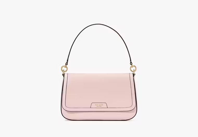 Kate Spade Hudson Convertible Flap Shoulder Bag, Pastry Pink | Kate Spade Outlet