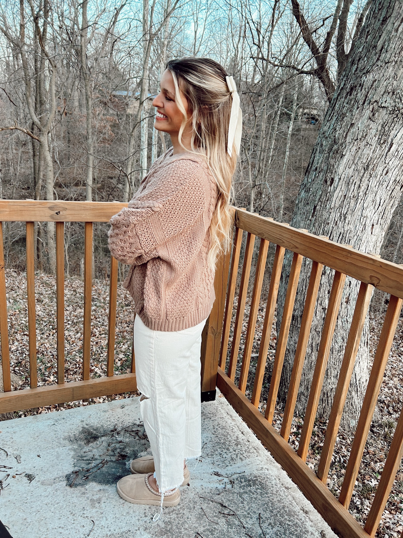 easy fall/winter outfit! hair bows are the cutest accessory. 🤍

#LTKbeauty #LTKstyletip #LTKfindsunder50