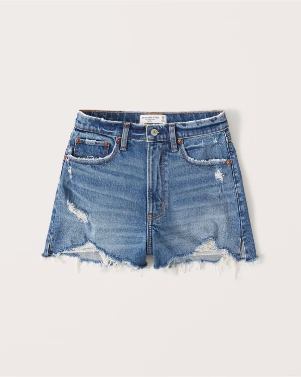 90s High Rise Cutoff Shorts | Abercrombie & Fitch (US)