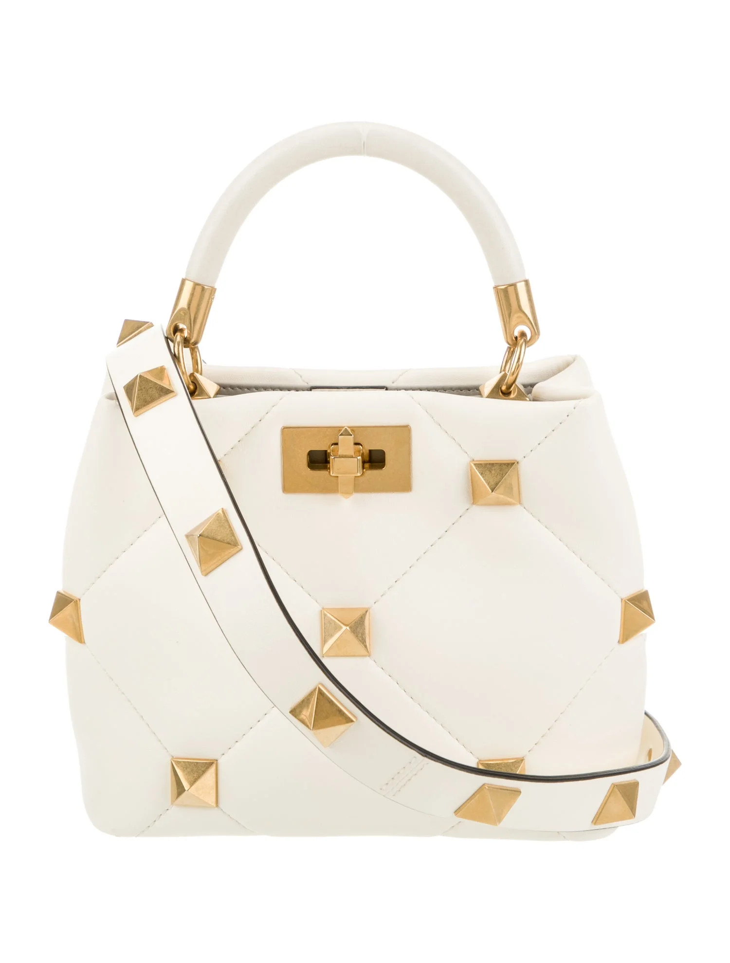 Rockstud Top Handle Bag | The RealReal