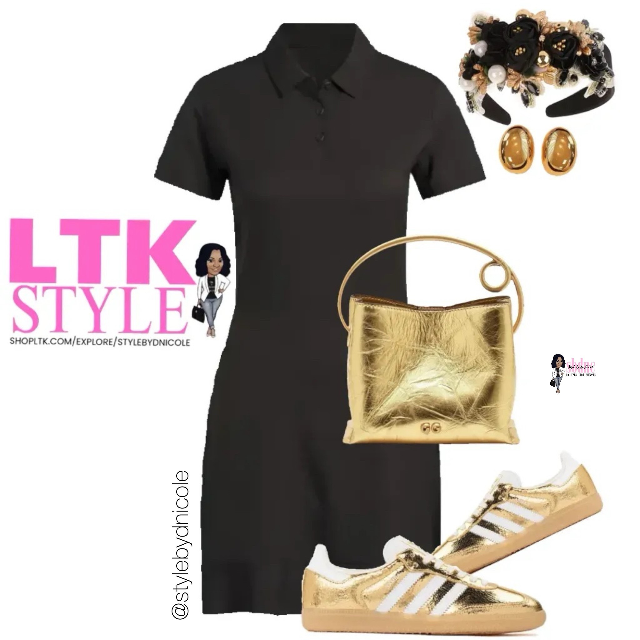 Black and gold with fabulousity!

#LTKootd #LTKActive #LTKMidsize