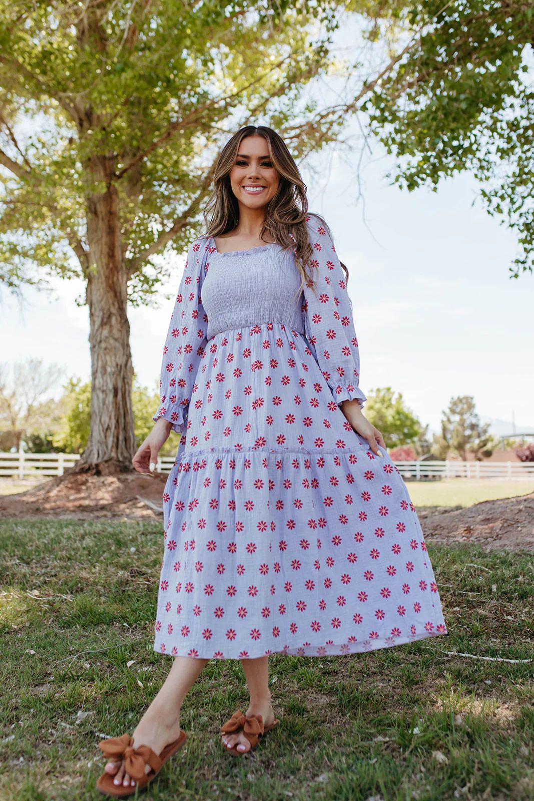 THE DAISY MAE MAXI DRESS IN LAVENDER | Pink Desert