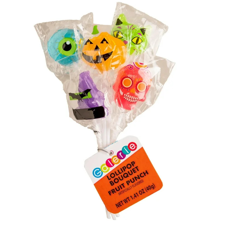 Galerie Halloween Lollipop Bouquet, Dairy Free, 1.41oz | Walmart (US)