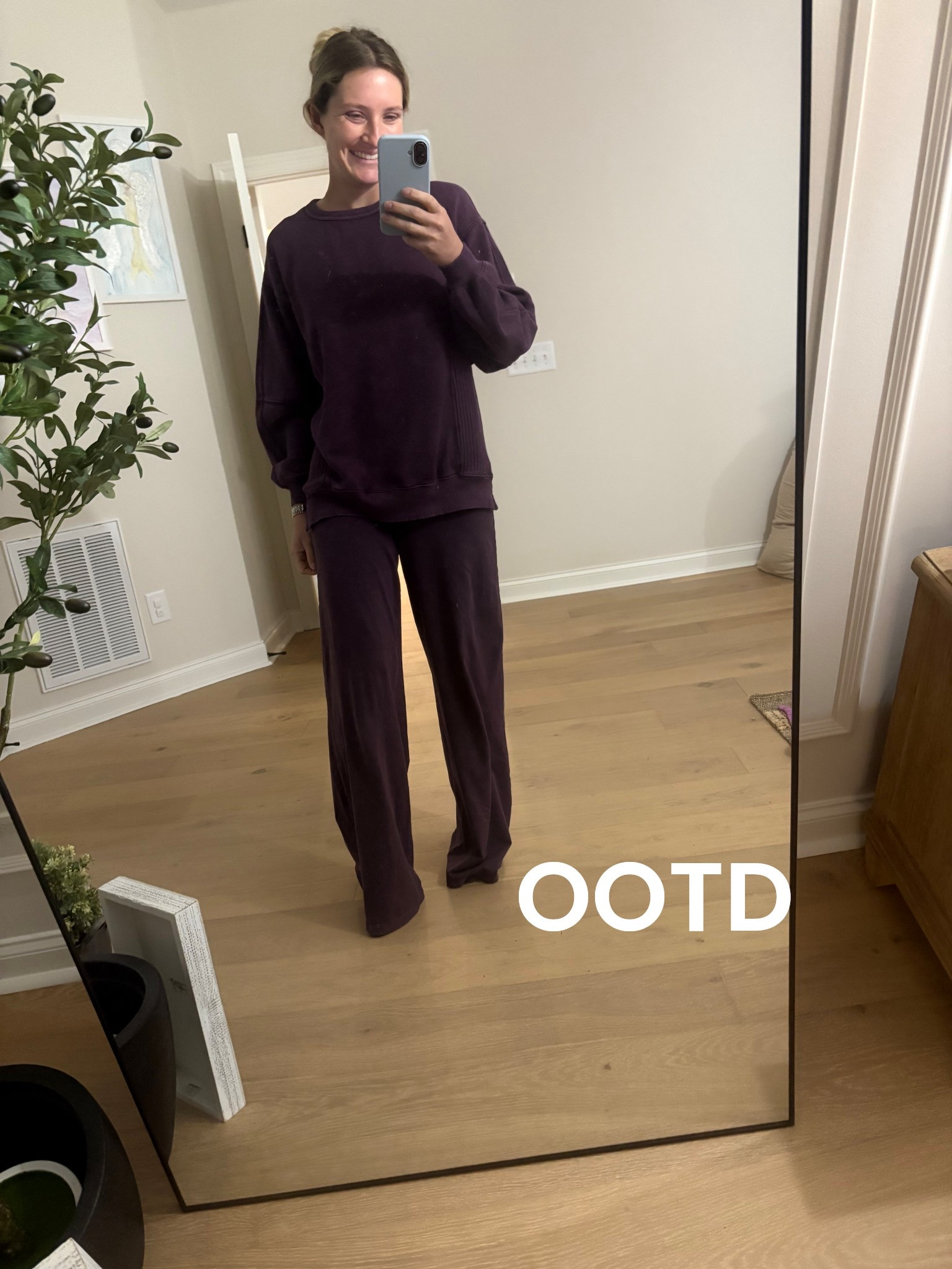 Plum on plum 😍 soooo comfy and cute  