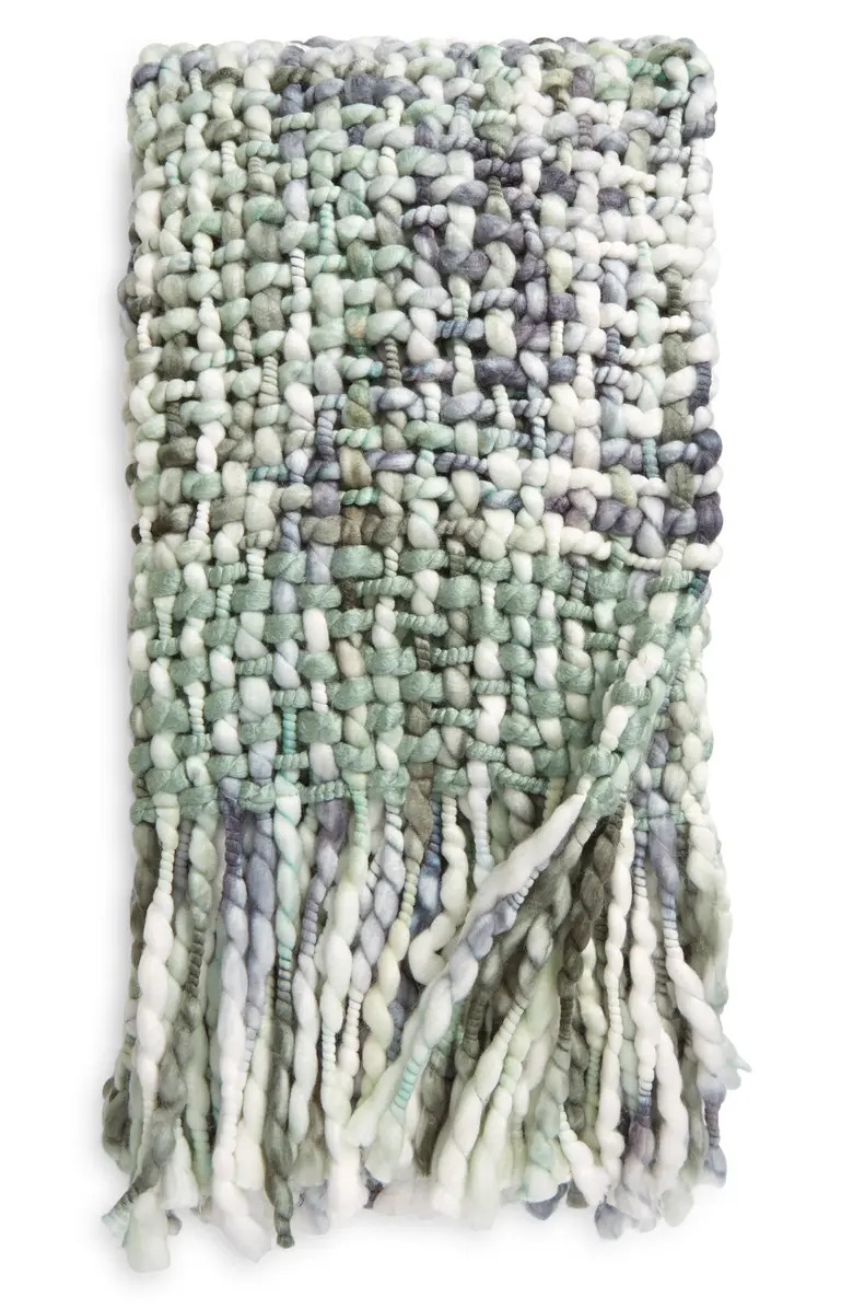 Chunky Mixed Yarn Throw Blanket | Nordstrom