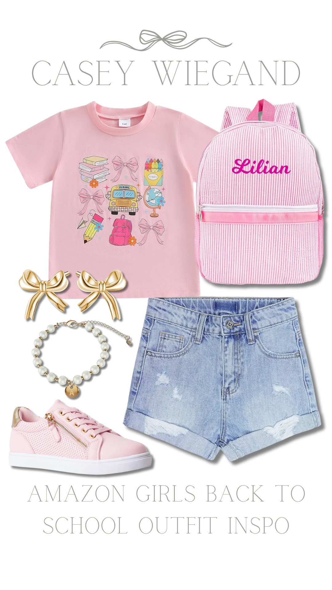 First day fits your girl will love 🎒✨ Cute, comfy, and ready for all the school day adventures! 💕 #BackToSchoolStyle #GirlsOutfits #LTKkids #SchoolOutfitInspo #LTKBackToSchool 

 
