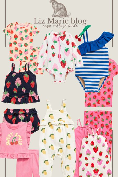 Baby girl fruit spring and summer finds all on sale now 

#LTKsalealert #LTKkids #LTKbaby