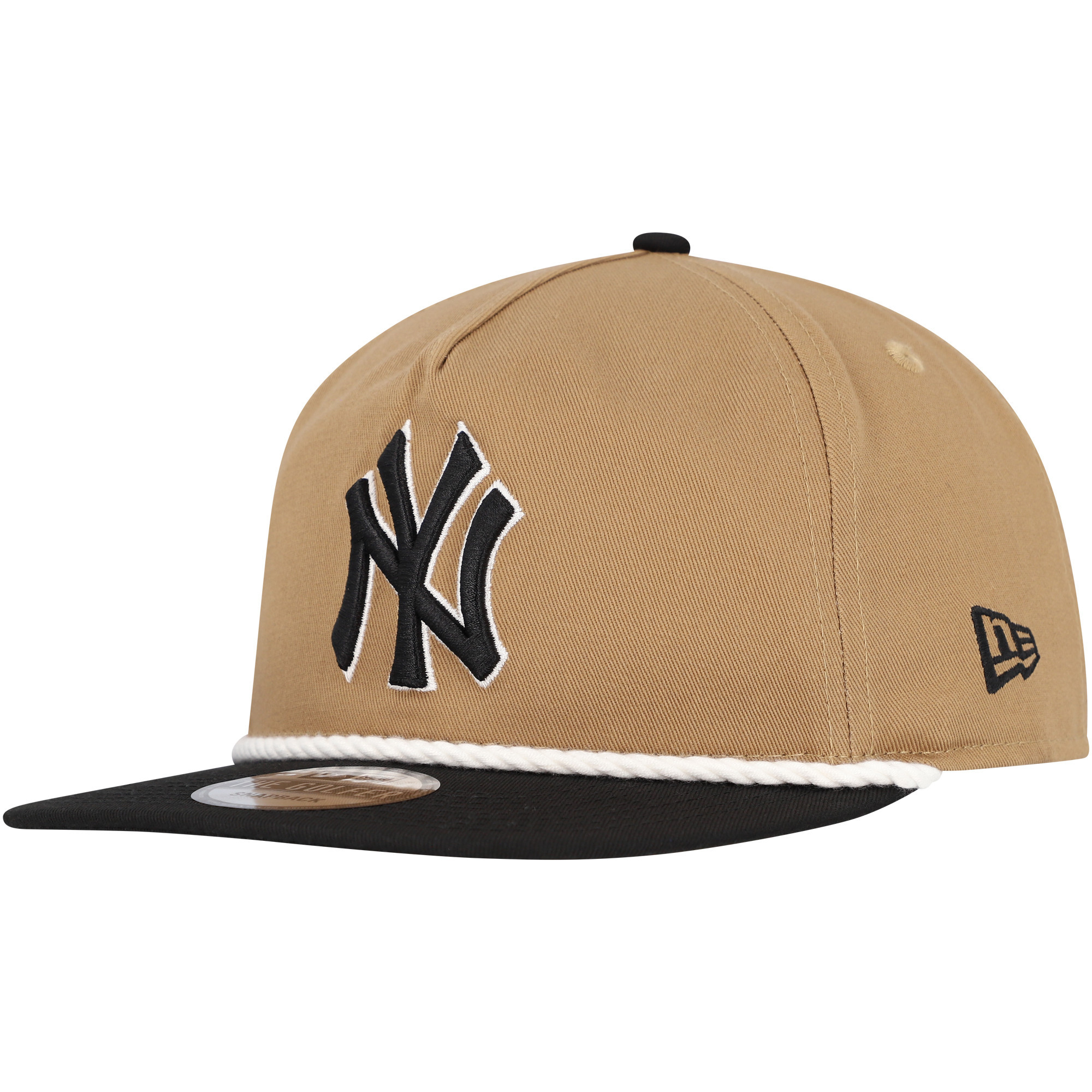Men's New Era Khaki/Black New York Yankees Golfer Snapback Hat | Fanatics
