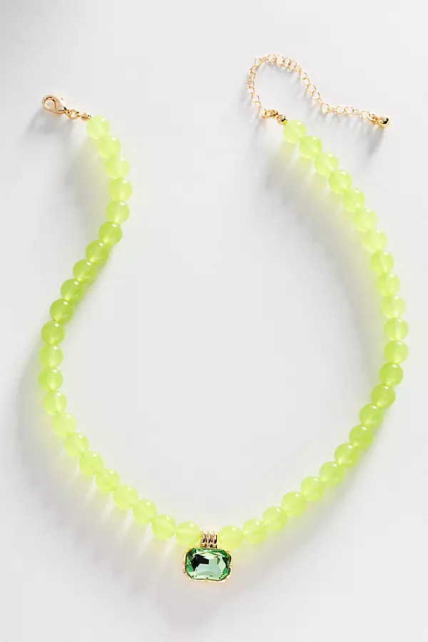 Beaded Pendant Necklace | Anthropologie (US)