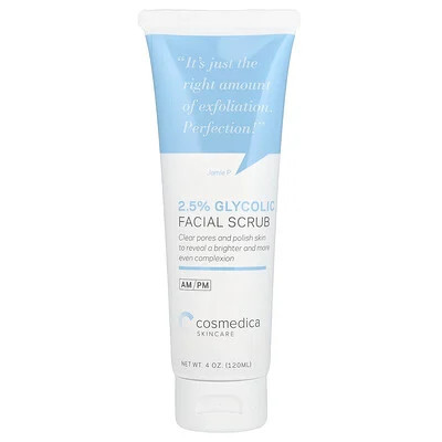 Cosmedica Skincare, 2.5% Glycolic Facial Scrub, 4 oz (120 ml) | iHerb