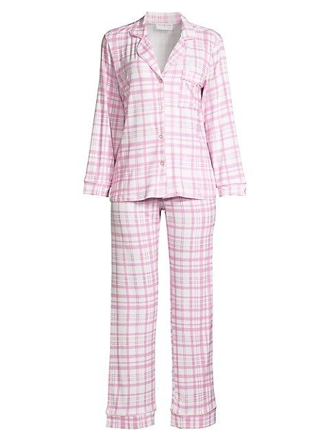 LoveShackFancy x Stripe & Stare Two-Piece Pajama Set | Saks Fifth Avenue
