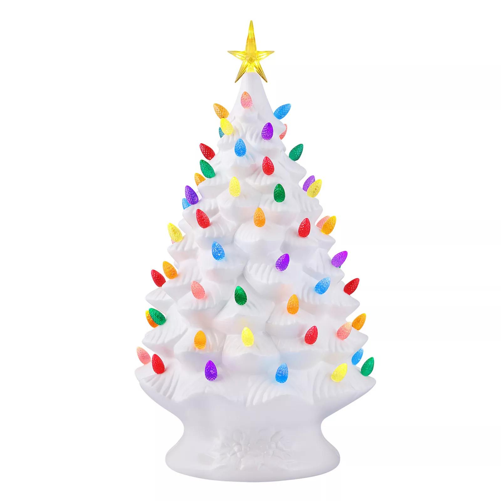 Mr Christmas Lit Christmas Tree in White Table Decor, Multi | Kohl's