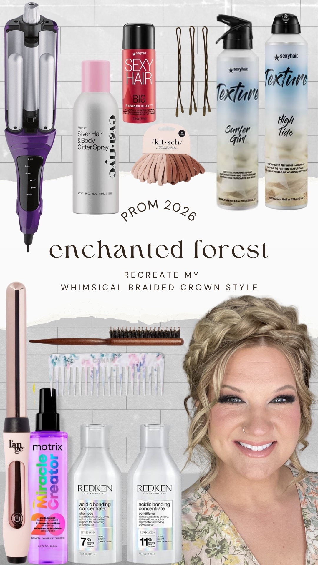 Recreate the whimsical braided crown style from my “Enchanted Forest” prom theme series. Head to my IG to watch the full video :)

#LTKFestival #LTKBeauty #LTKgrwm